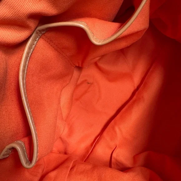 Authentic Tory Burch Fushia and Cream Pierson Mini Tote with Gold Hardware - Picture 10 of 11